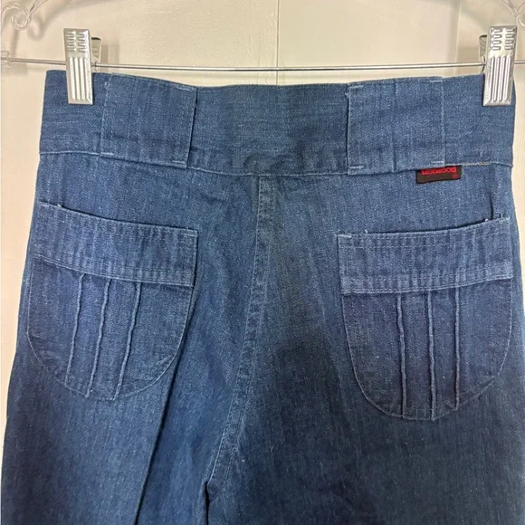 Vintage deadstock Texwood faded flare jeans 60s/70s - Picture 4 of 9